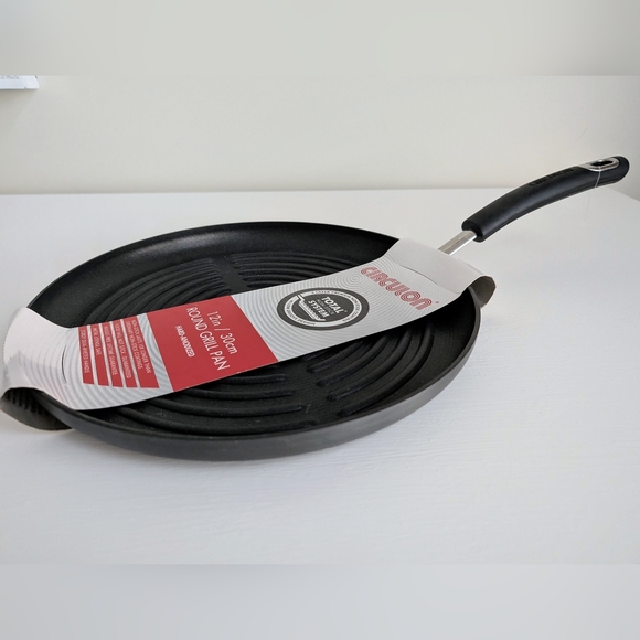 Circulon 12" Premium Total Hard Anodized Nonstick Stovetop Skillet Grill Pan - Picture 2 of 9